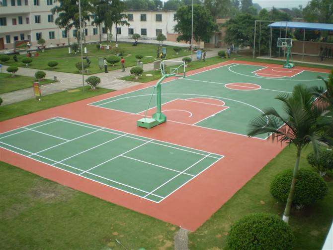 玉峰塑胶篮球场